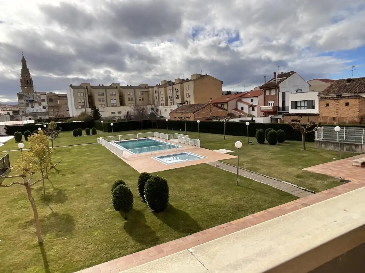 Swimming pool of Apartments for sale in Santo Domingo de la Calzada  with Heating, Parquet flooring and Storage room