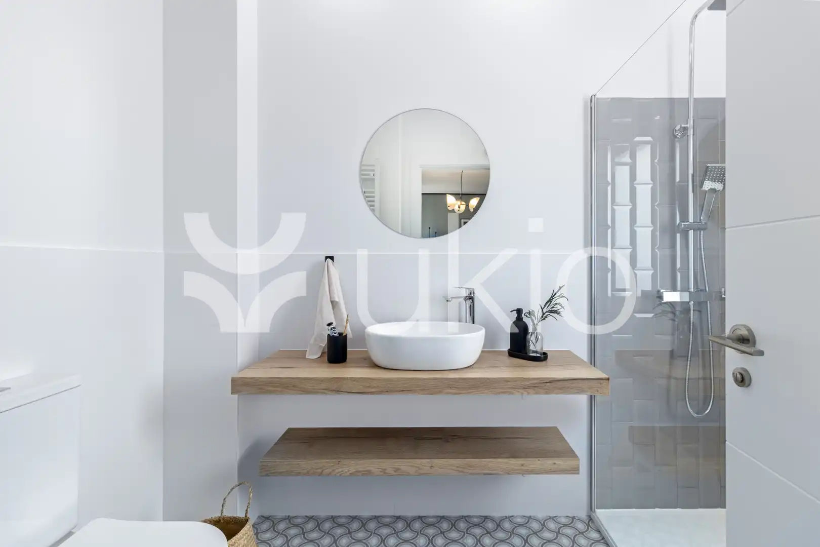 Badezimmer von Wohnungen zur Miete in Madrid mit Klimaanlage, Heizung und Terrasse