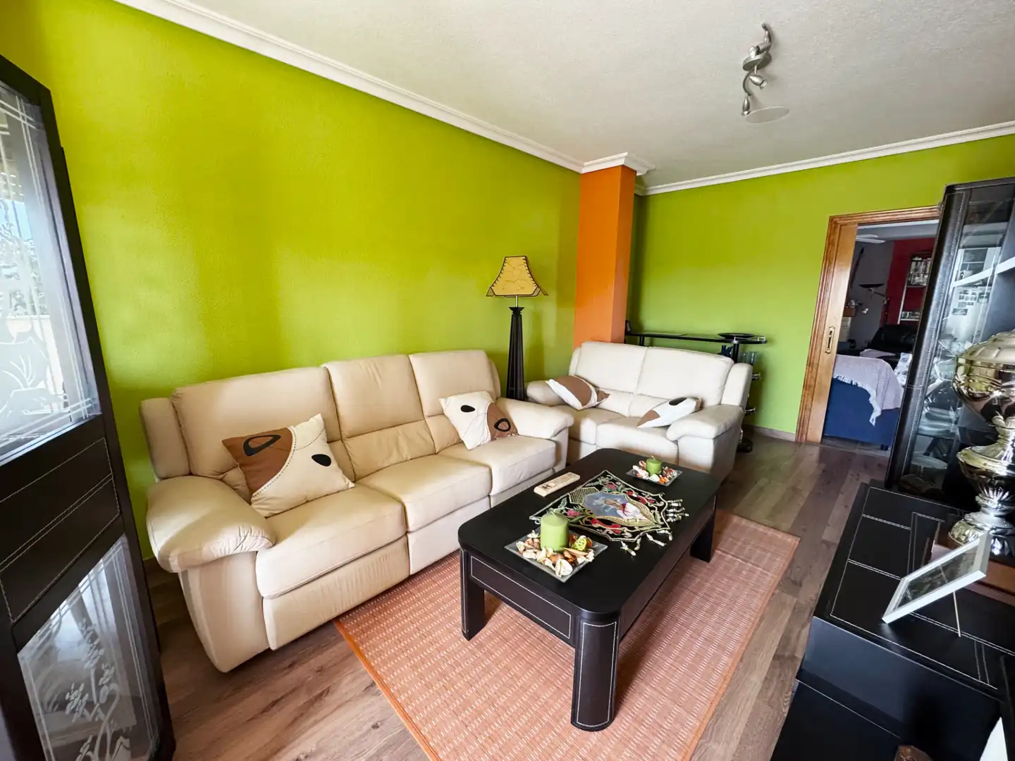 Sala d'estar de Àtic en venda en Pilar de la Horadada amb Aire condicionat, Parquet i Terrassa