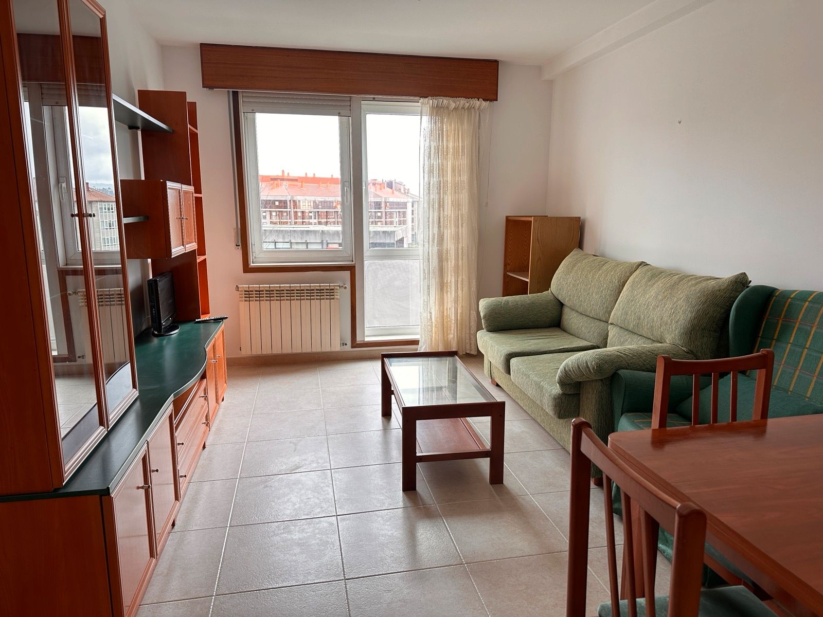 Living room of Flat to rent in Santiago de Compostela   with Heating and Furnished