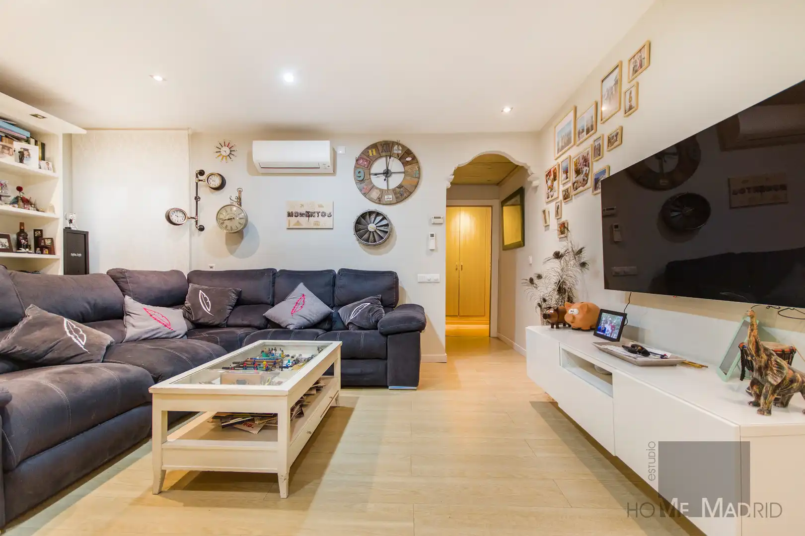 Wohnzimmer von Wohnung zum Verkauf in Madrid mit Klimaanlage und Heizung