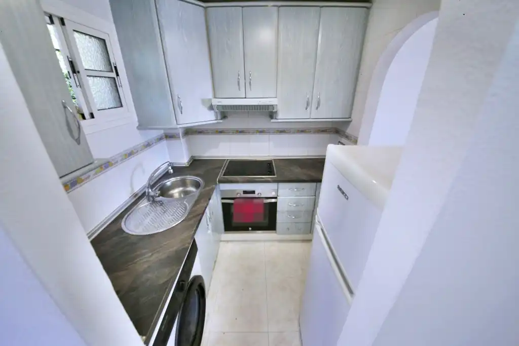 Küche von Wohnung zum Verkauf in Mijas mit Terrasse, Möbliert und Waschmaschine