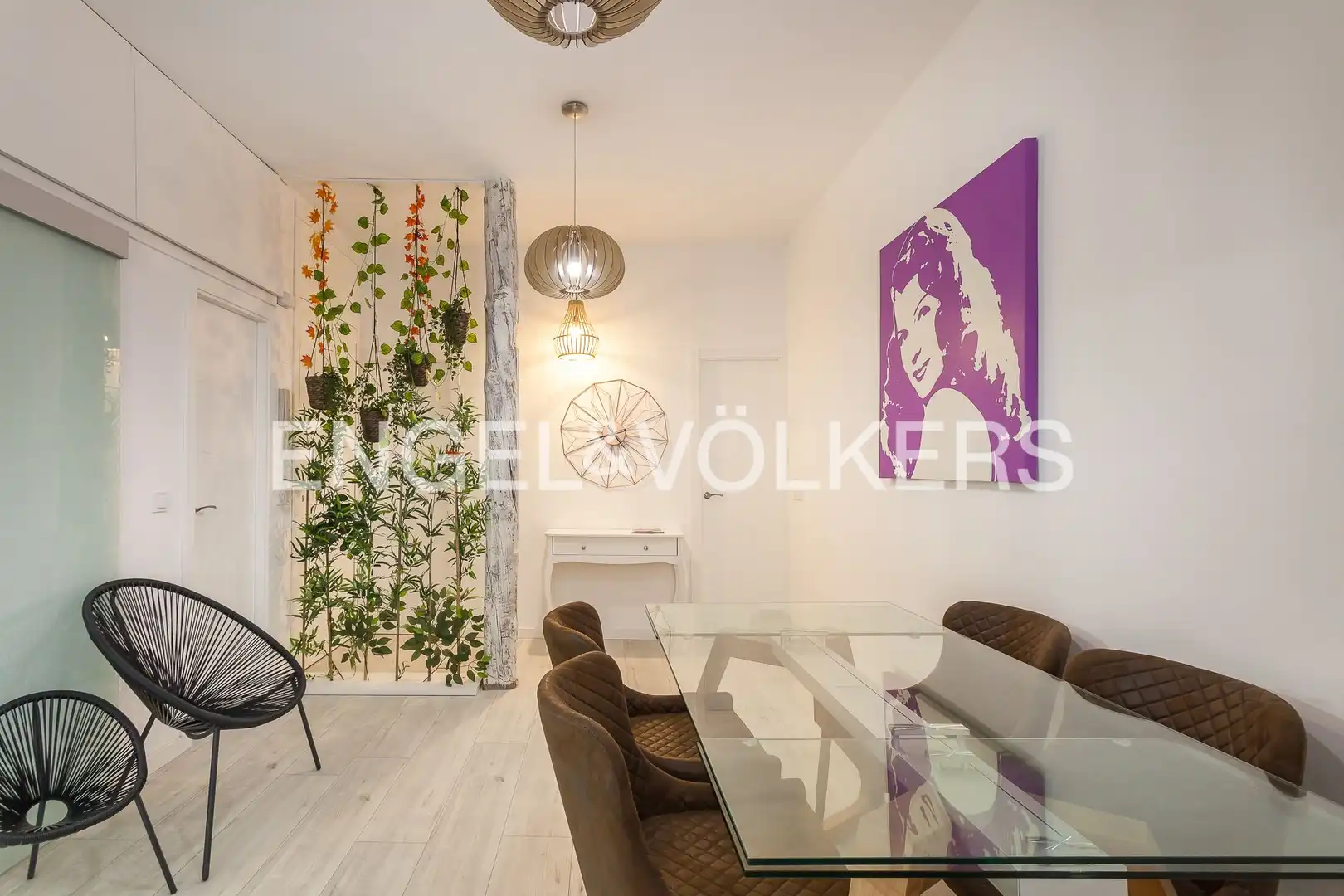 Dining room of Flat for rent in Madrid  with Air Conditioner, Heating and Balcony