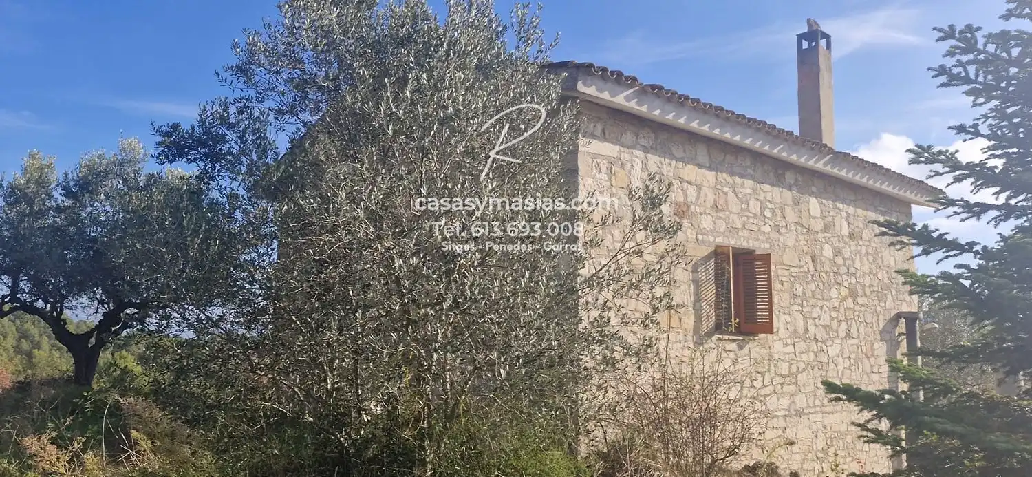 Vista exterior de Finca rústica en venta en Santa Margarida de Montbui con Calefacción, Jardín privado y Terraza
