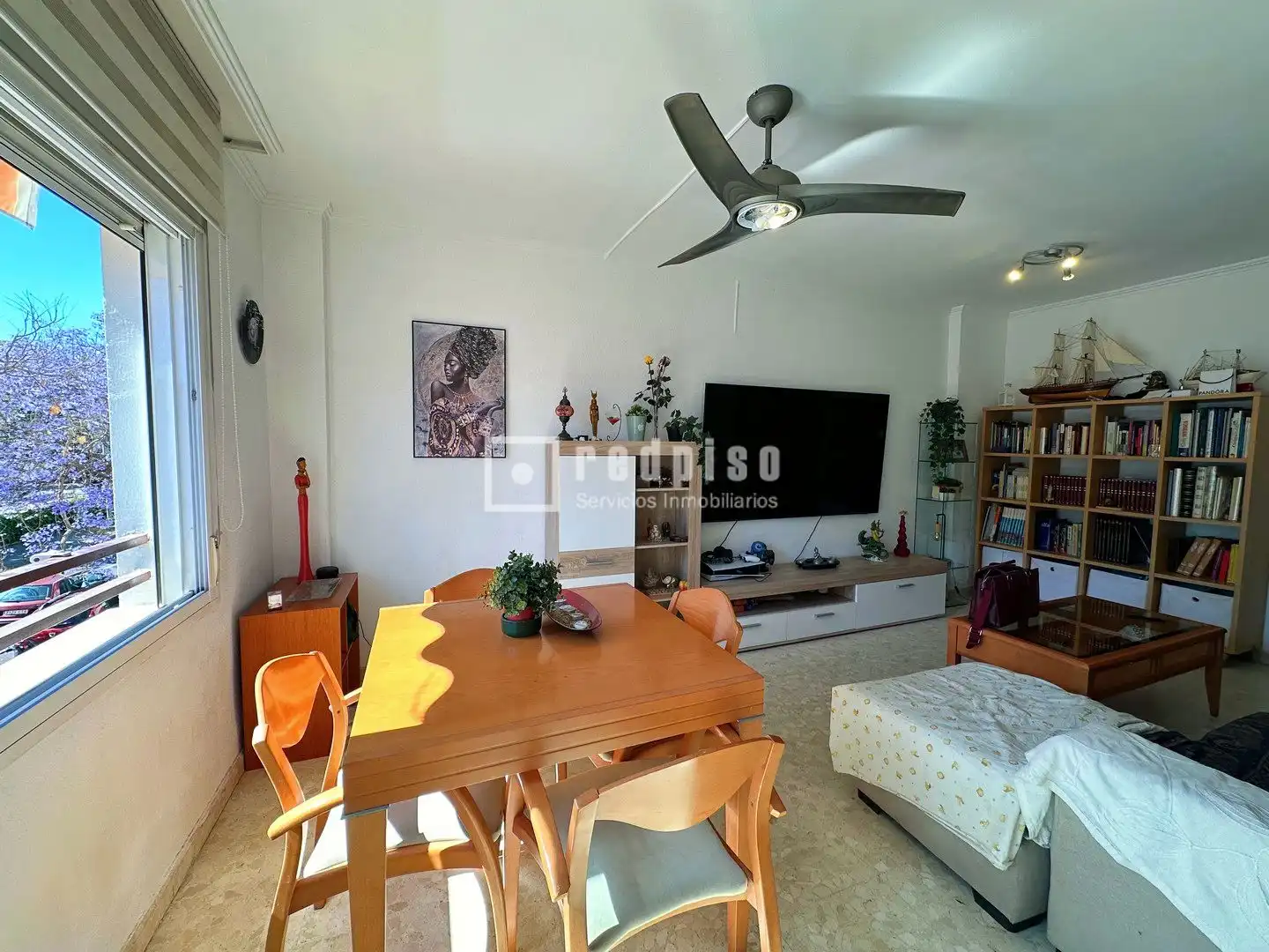Living room of Flat for sale in Málaga  with Air Conditioner, Heating and Terrace
