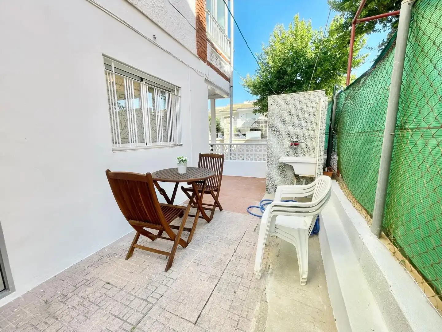 Terrasse von Erdgeschoss zur Miete in Los Alcázares mit Terrasse, Möbliert und Mikrowelle