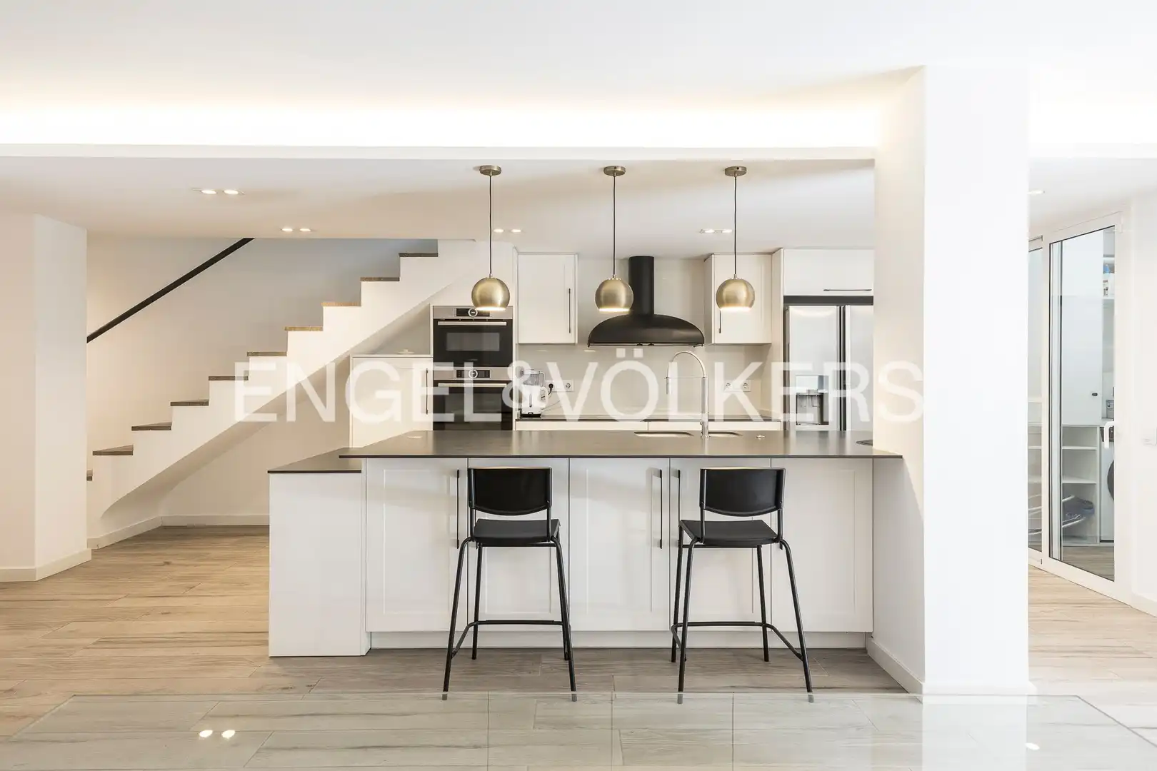 Kitchen of Duplexes for rent in Barcelona  with Air Conditioner, Heating and Parquet flooring