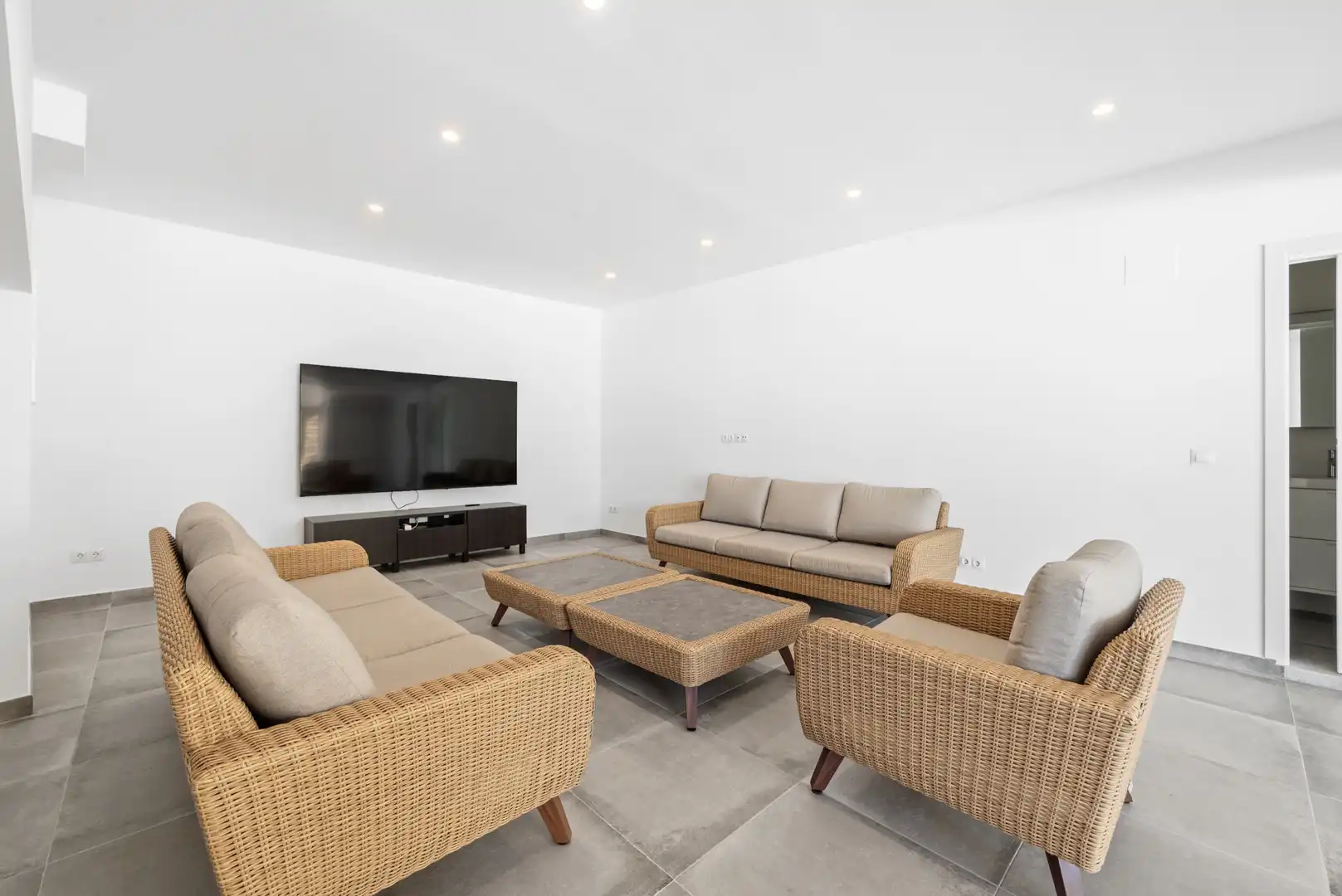 Living room of Houses for sale in Mijas  with Air Conditioner, Private garden and Terrace