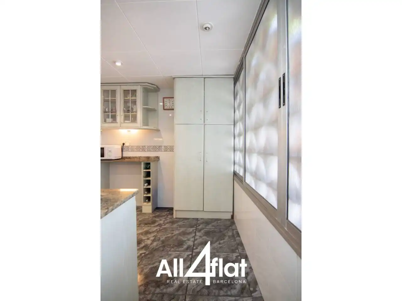 Kitchen of Flat for rent in Castelldefels  with Air Conditioner, Furnished and Balcony