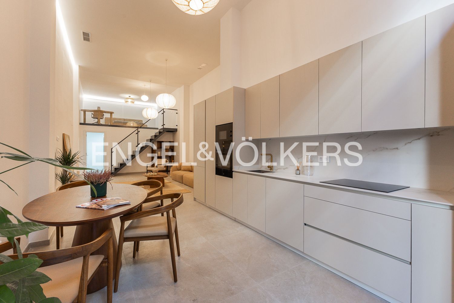 Kitchen of Apartment for sale in  Valencia Capital  with Air Conditioner and Heating