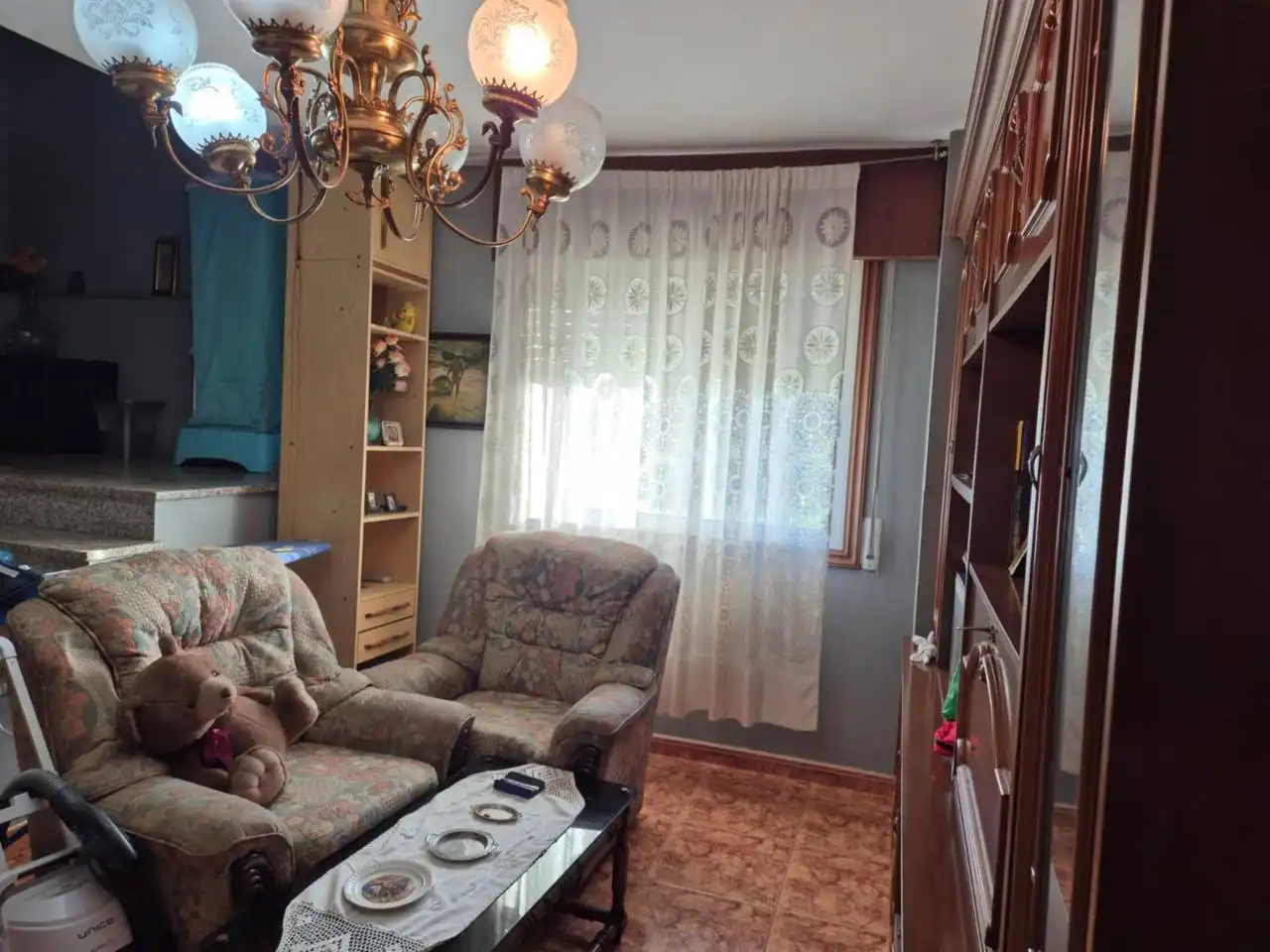 Sala de estar de Casa o chalet en venta en Oza dos Ríos con Calefacción y Jardín privado
