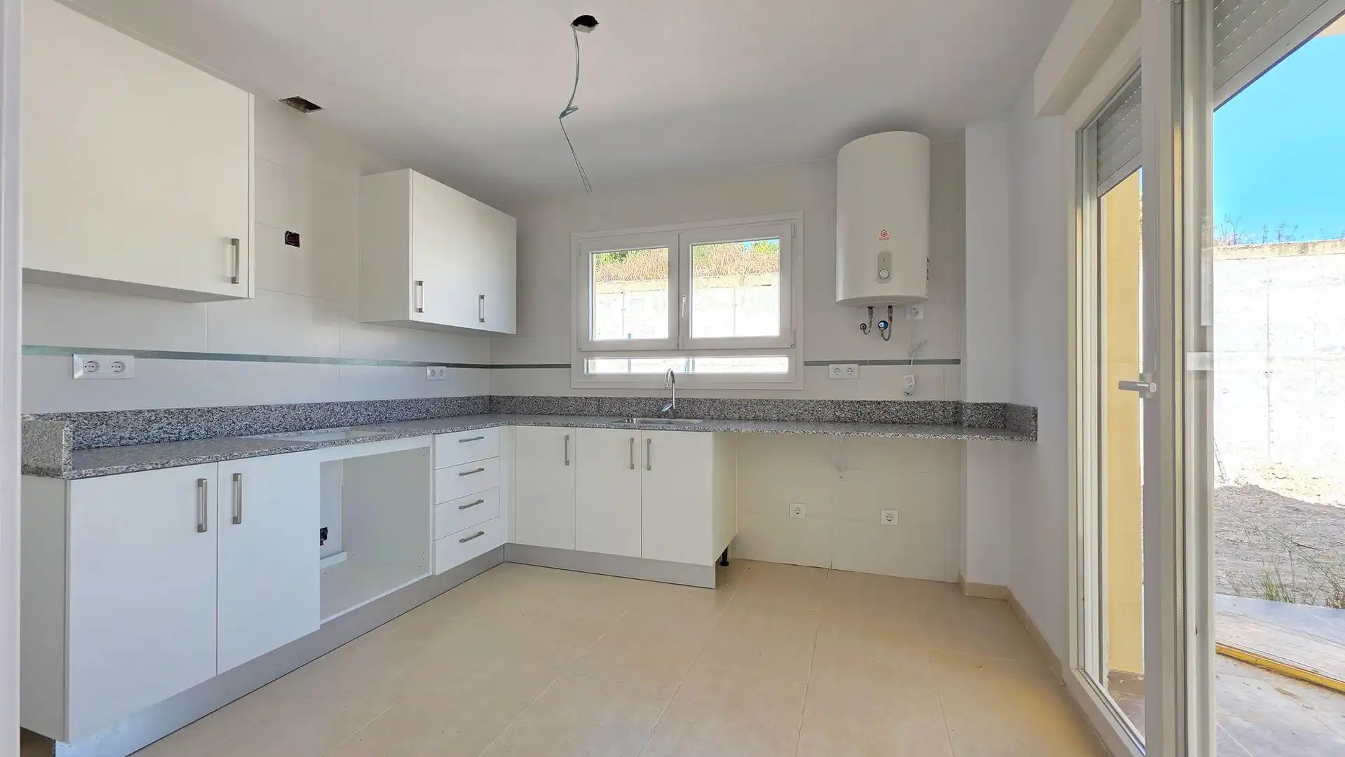 Cocina de Casa adosada en venta en Benicolet con Jardín privado y Piscina