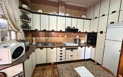 Kitchen of Flat for sale in Ourense Capital   with Heating, Terrace and Furnished