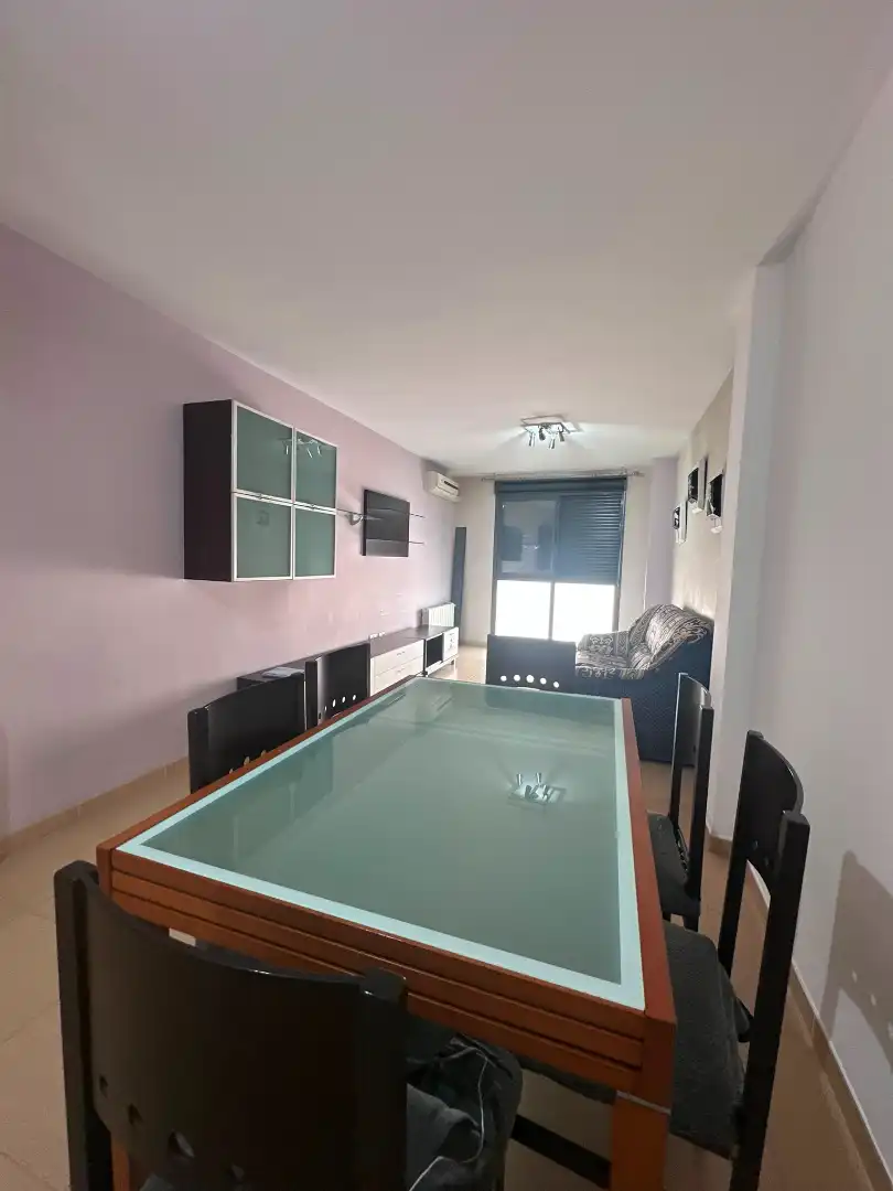 Living room of Flat for rent in Vila-real  with Air Conditioner, Heating and Furnished
