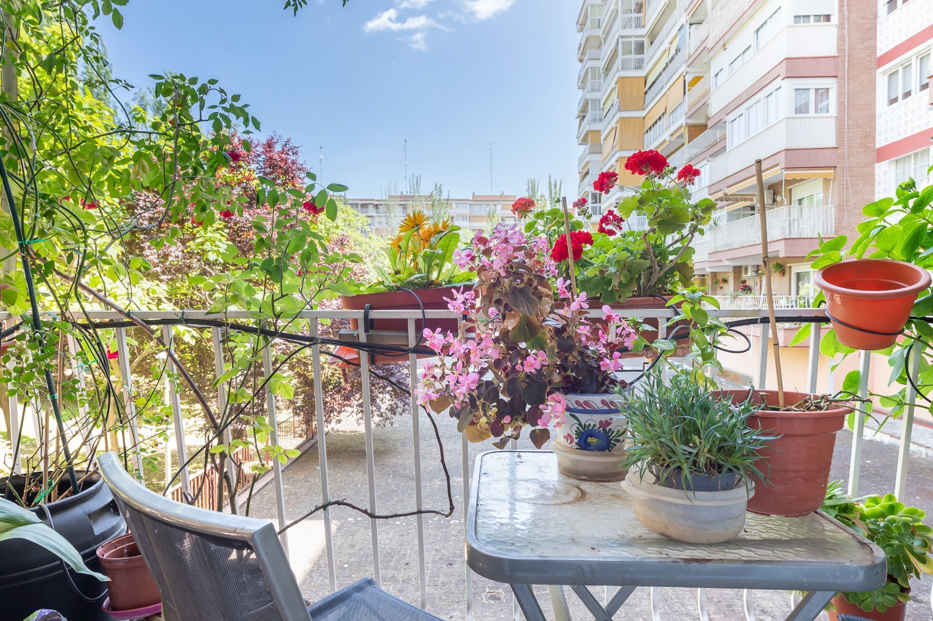 Balcony of Flat for sale in Móstoles  with Heating, Terrace and Community pool