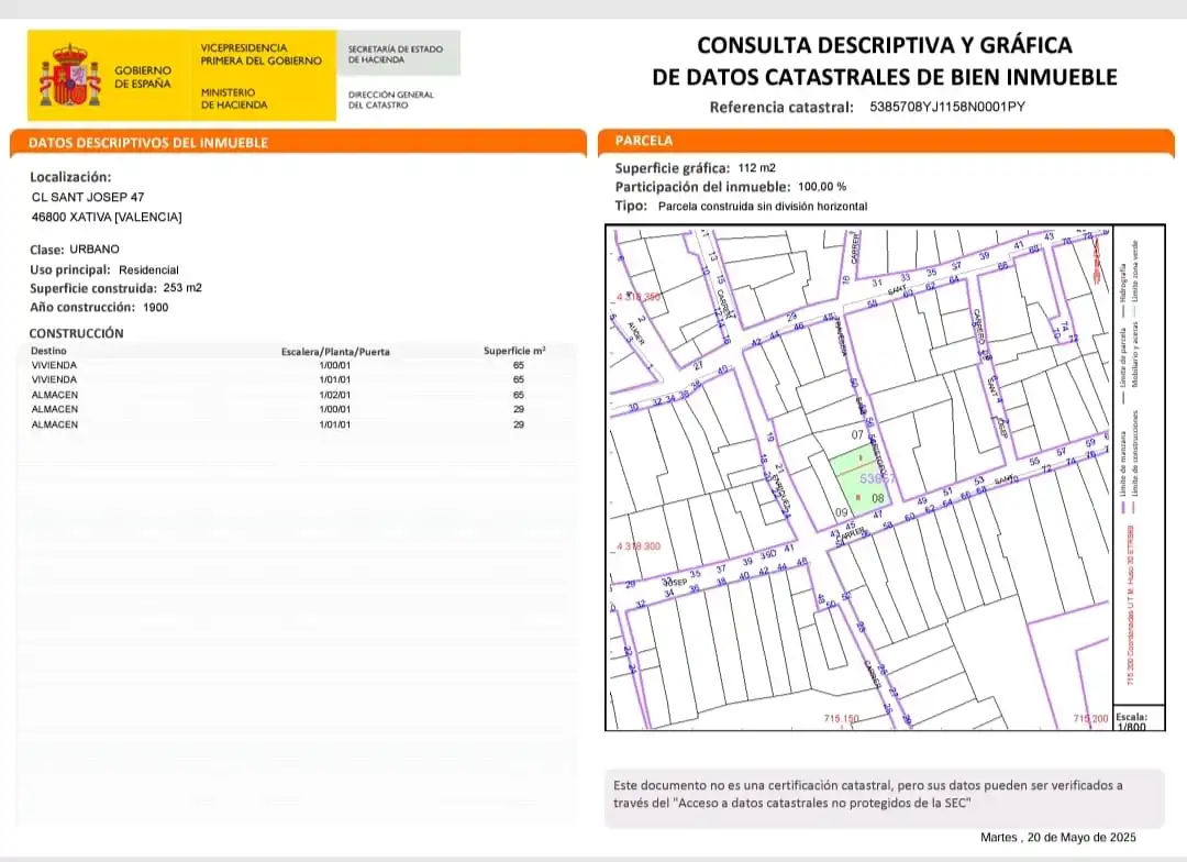 Vista exterior de Finca rústica en venta en Xàtiva con Balcón