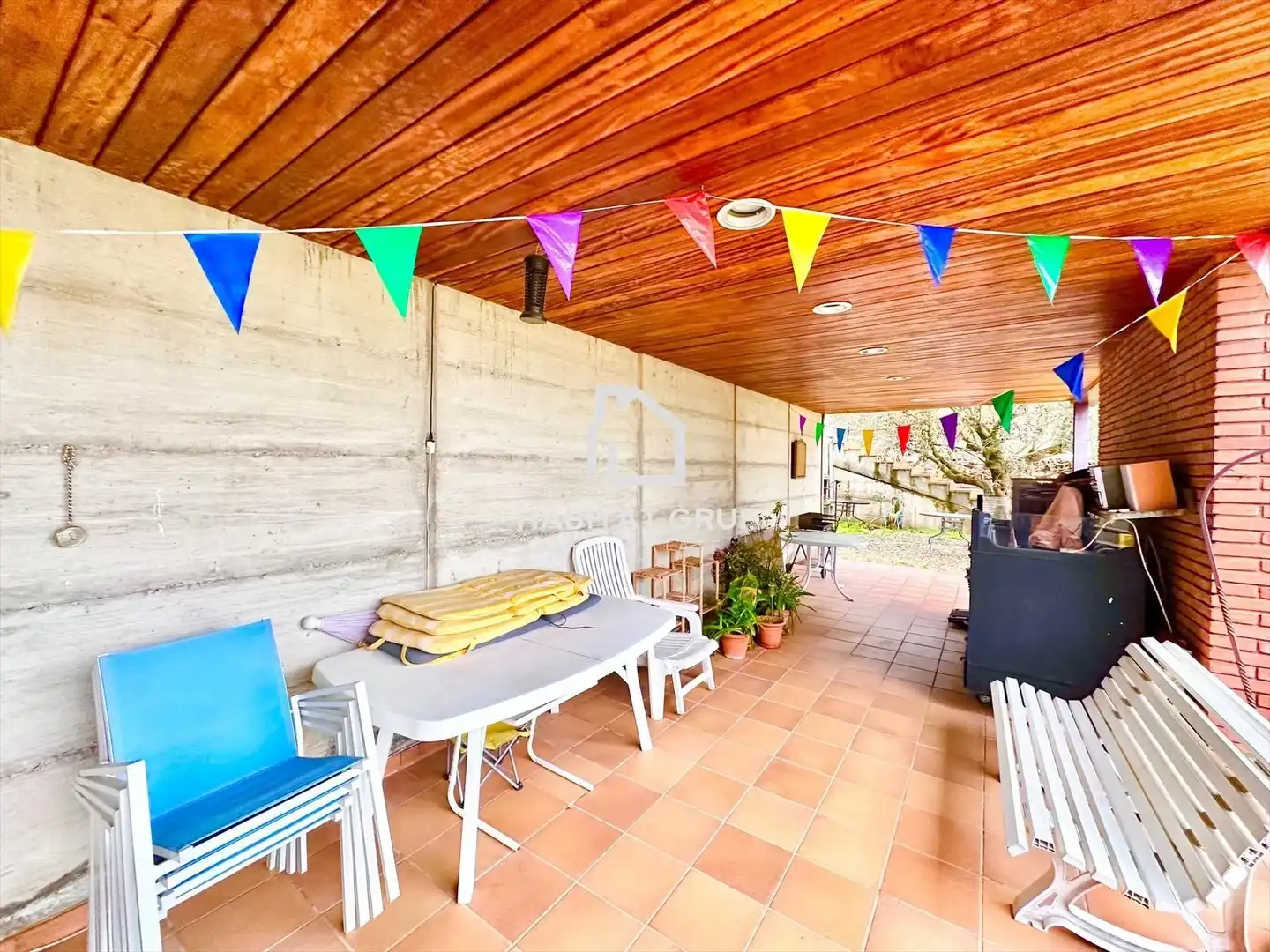 Terraza de Casa o chalet en venta en Girona con Aire acondicionado, Calefacción y Jardín privado