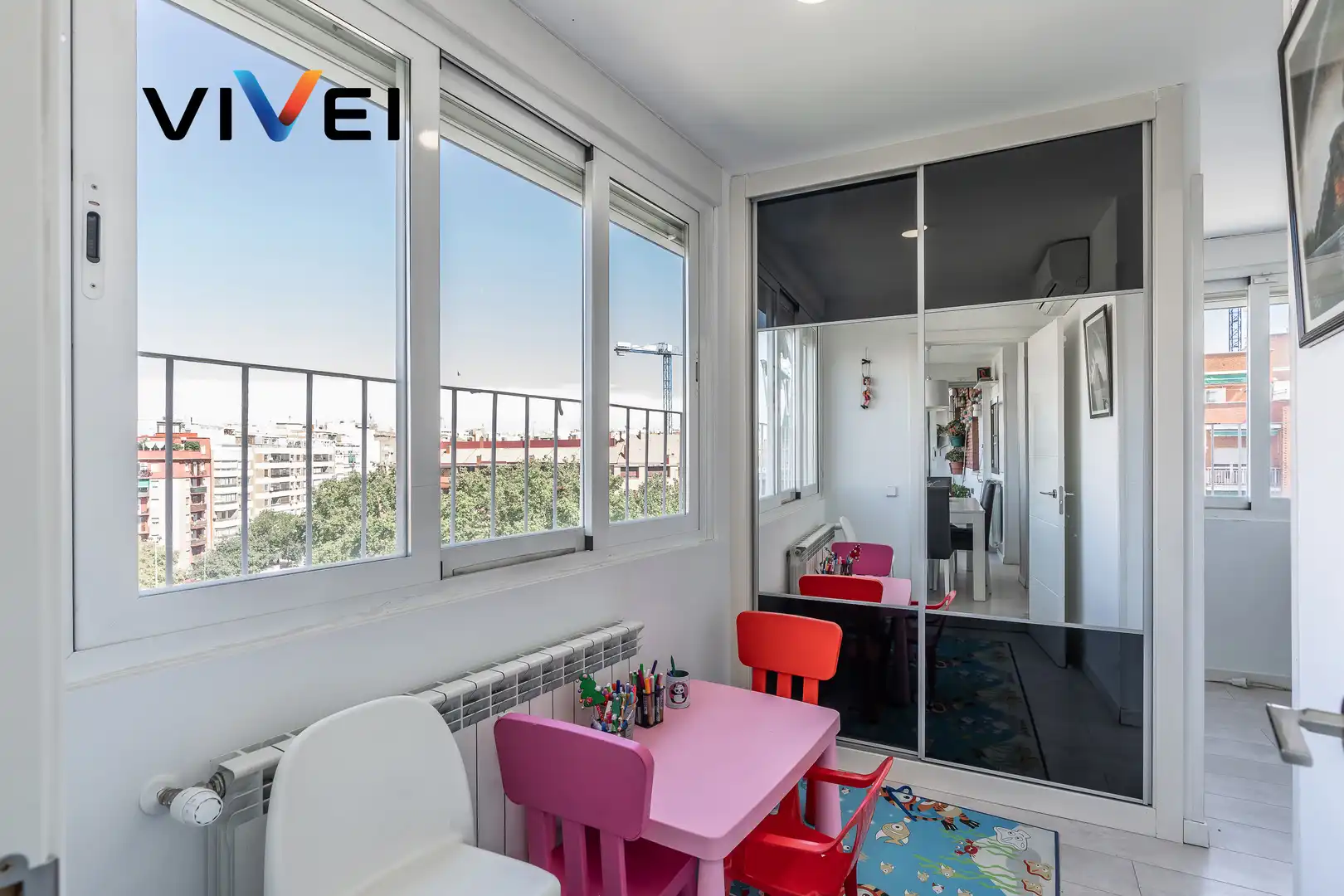 Terrasse von Dachboden zum Verkauf in Madrid mit Heizung, Terrasse und Balkon