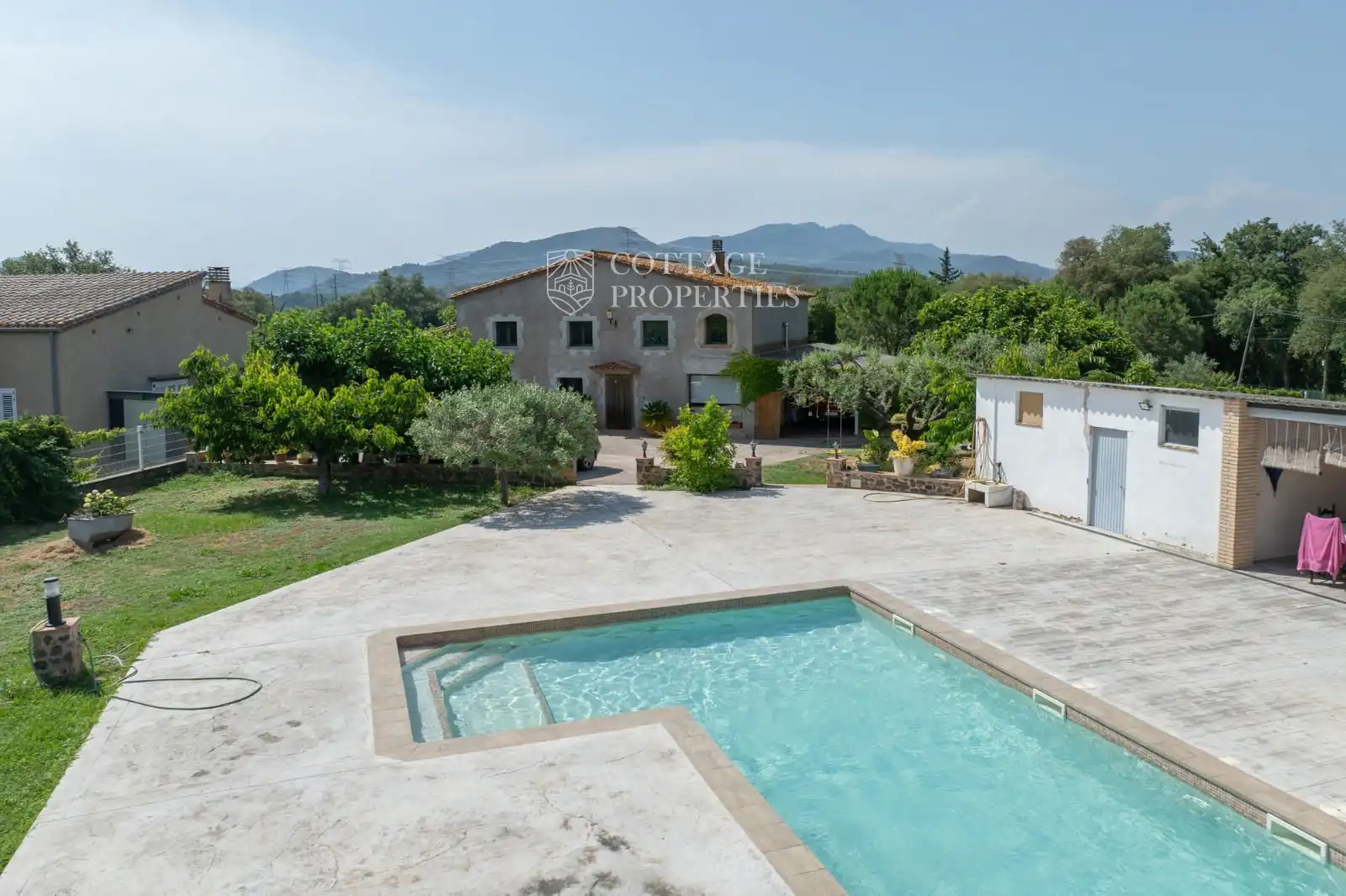 Vista exterior de Finca rústica en venda en Sant Gregori amb Calefacció, Terrassa i Piscina