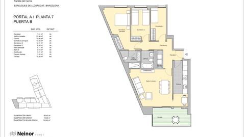 Foto 2 de Piso en venta en  Calle Sant Jordi, 34, La Plana, Barcelona