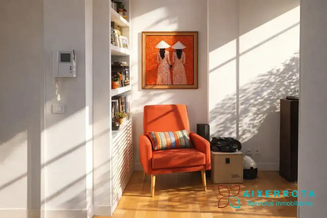 Wohnzimmer von Wohnung zum Verkauf in Leioa mit Heizung, Privatgarten und Terrasse