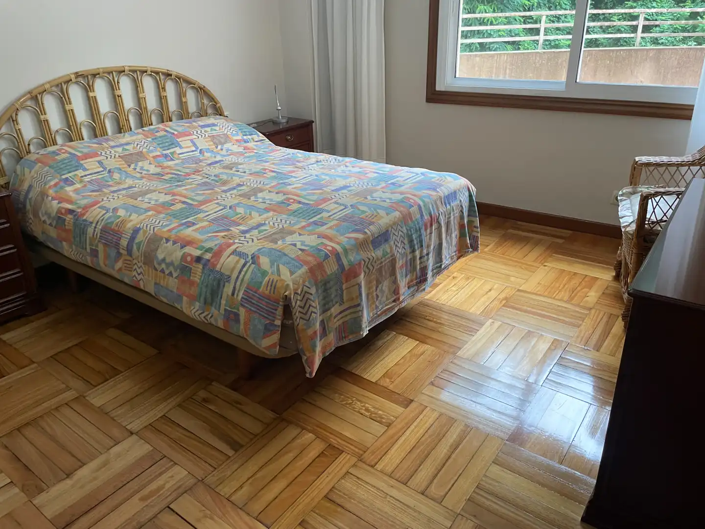 Bedroom of Flat for sale in Vigo   with Heating, Parquet flooring and Terrace