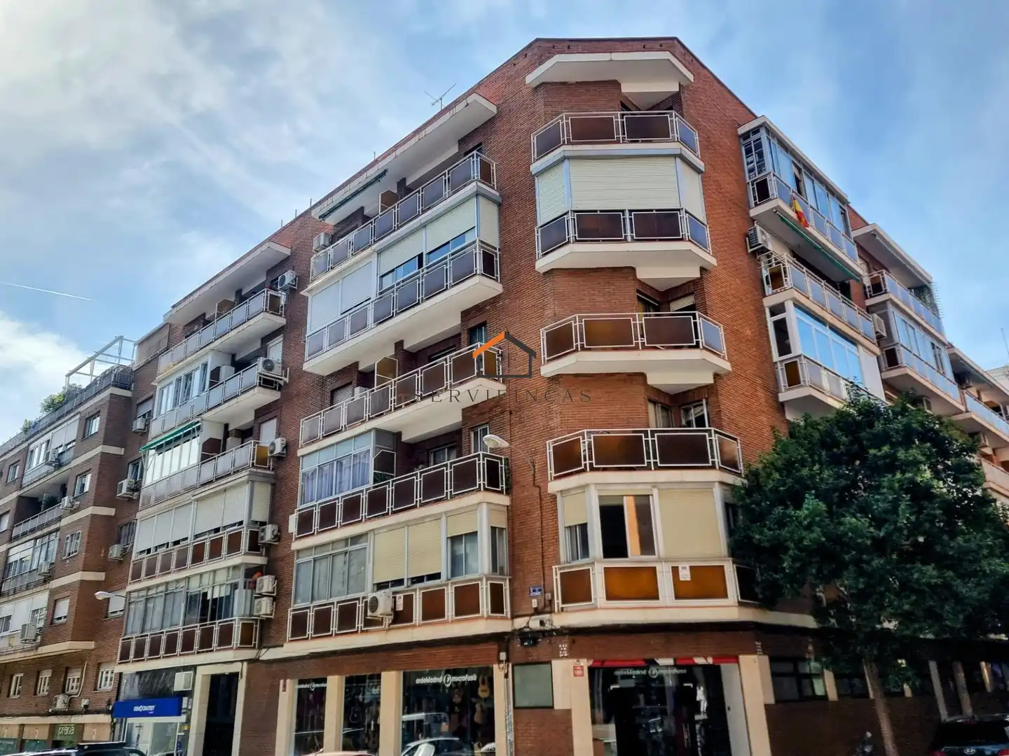 Vista exterior de Piso de alquiler en Madrid con Aire acondicionado, Calefacción y Parquet