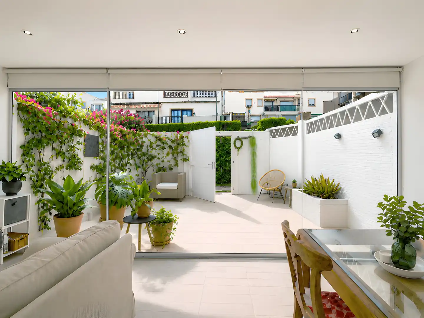 Terrassa de Casa adosada en venda en Estepona amb Aire condicionat, Jardí privat i Terrassa