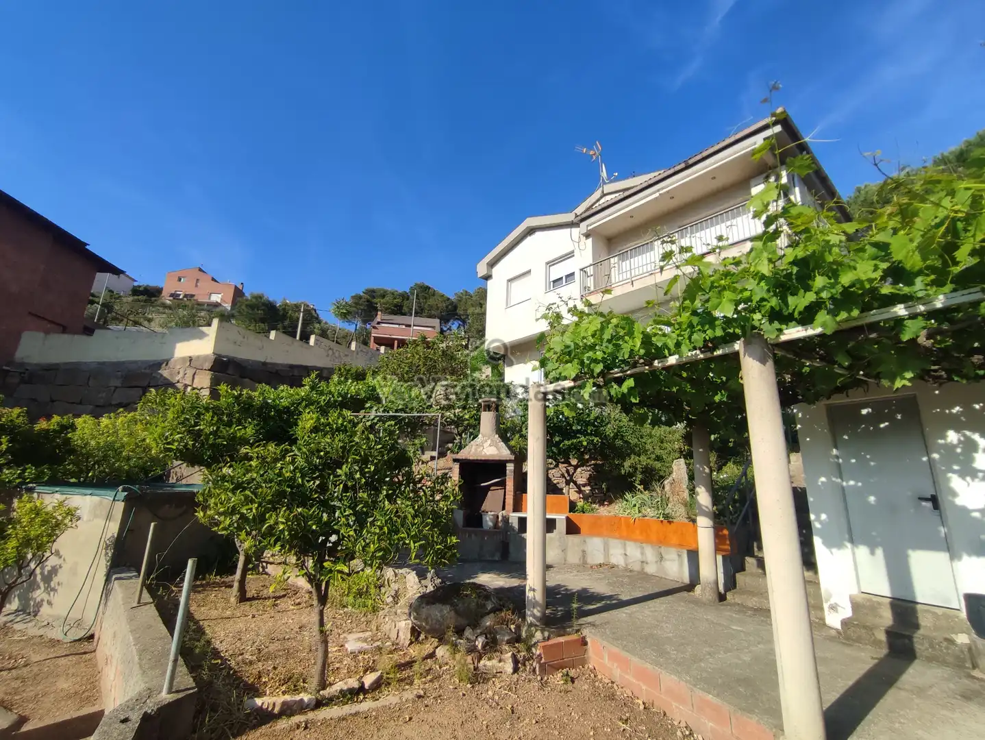 Vista exterior de Casa o chalet en venta en Vallirana con Aire acondicionado, Calefacción y Jardín privado