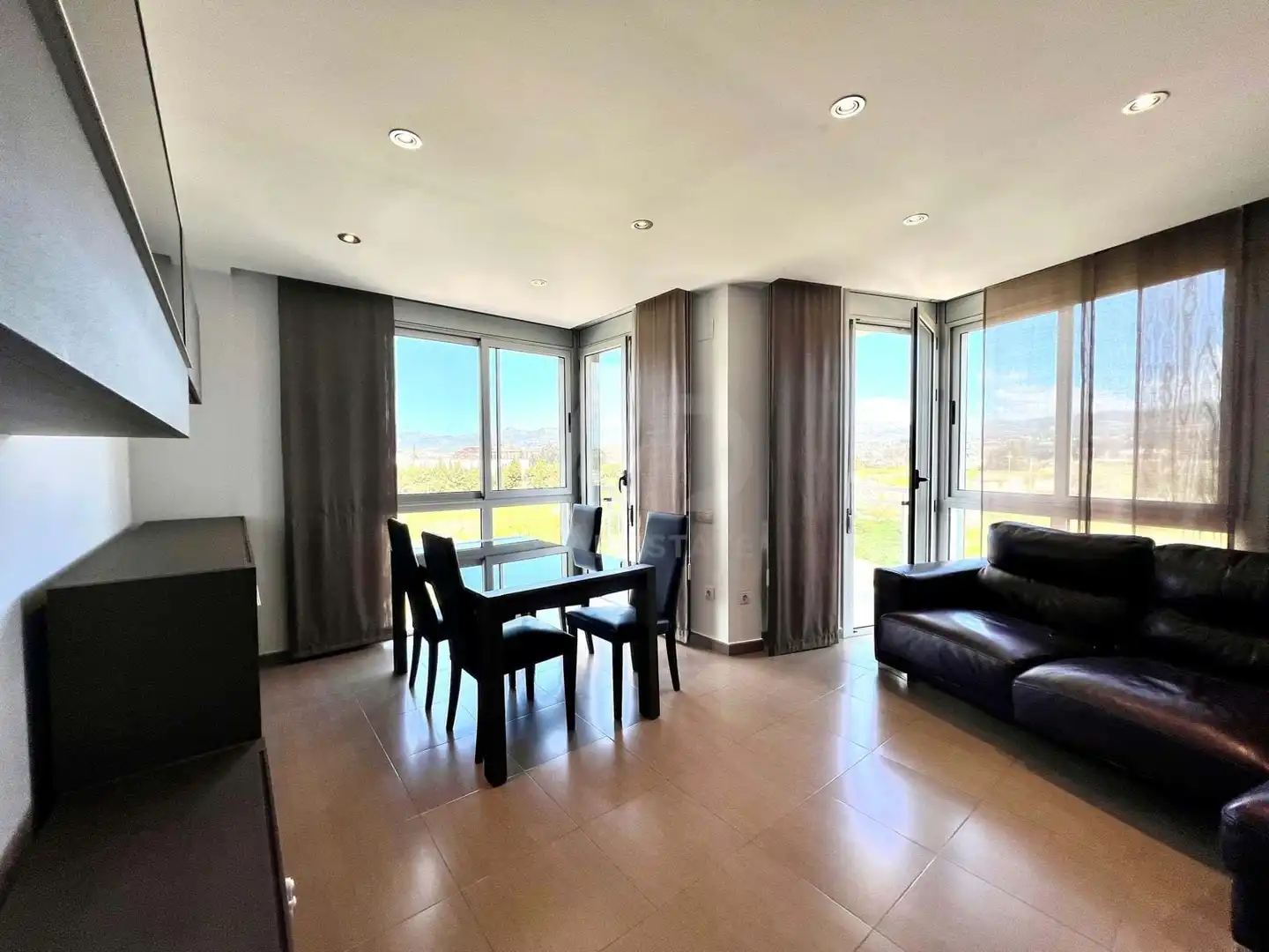 Living room of Flat for sale in Roquetes  with Air Conditioner, Heating and Terrace