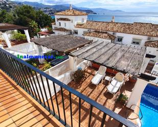 Exterior view of Single-family semi-detached for sale in Almuñécar  with Air Conditioner, Heating and Terrace