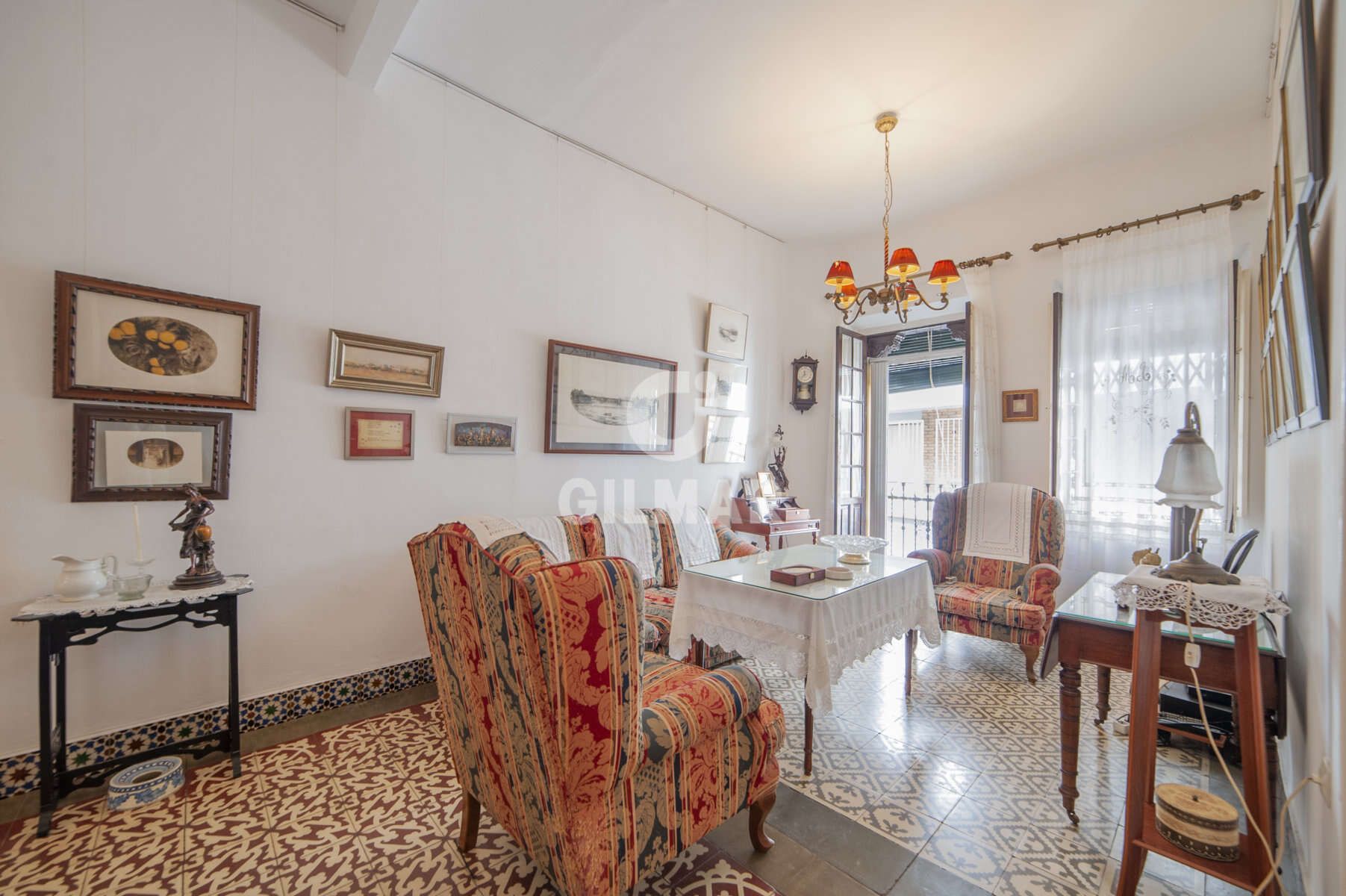 Living room of Single-family semi-detached for sale in  Sevilla Capital