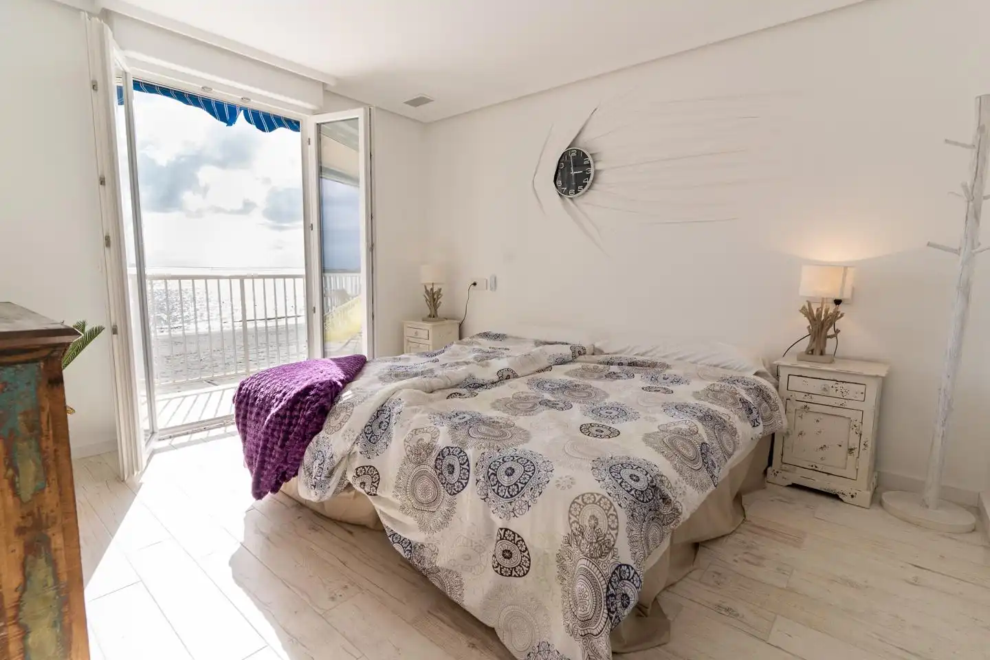 Schlafzimmer von Wohnung zum Verkauf in Santa Pola mit Klimaanlage, Heizung und Terrasse