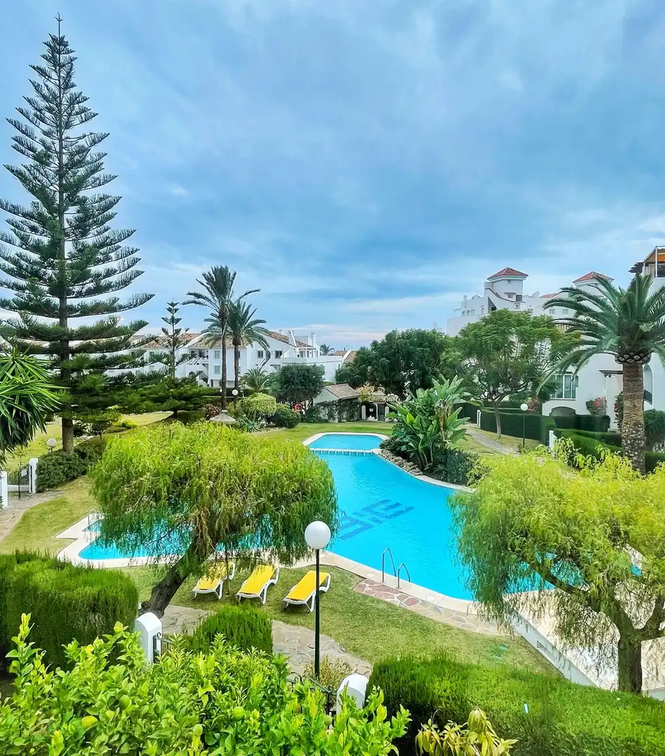 Garden of Apartments for rent in Marbella  with Air Conditioner, Terrace and Furnished