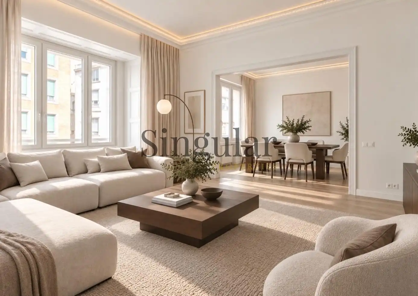 Sala de estar de Piso en venta en Barcelona con Calefacción, Trastero y Alarma