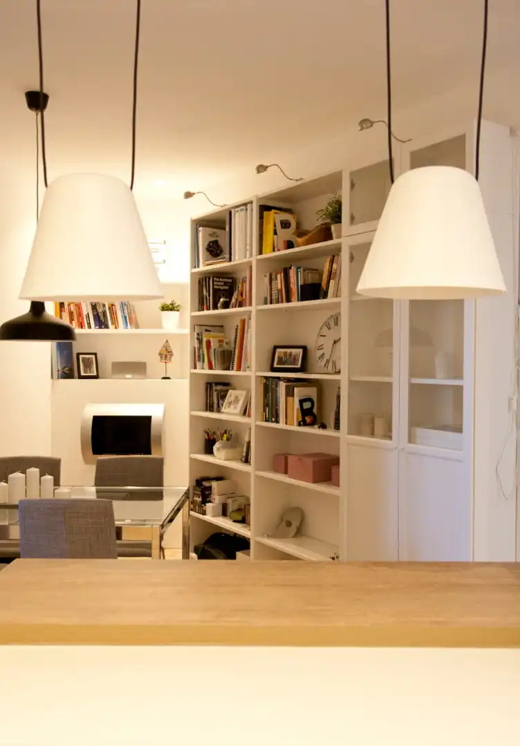Sala de estar de Piso de alquiler en Madrid con Aire acondicionado, Calefacción y Parquet