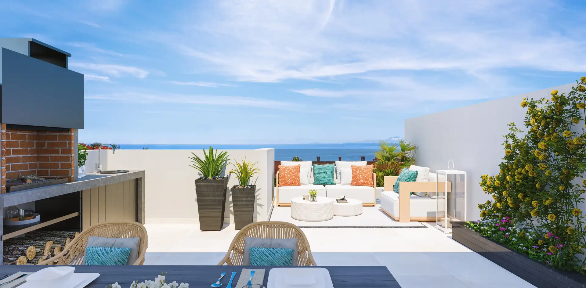 Terraza de Casa o chalet en venta en Marbella con Aire acondicionado, Calefacción y Jardín privado