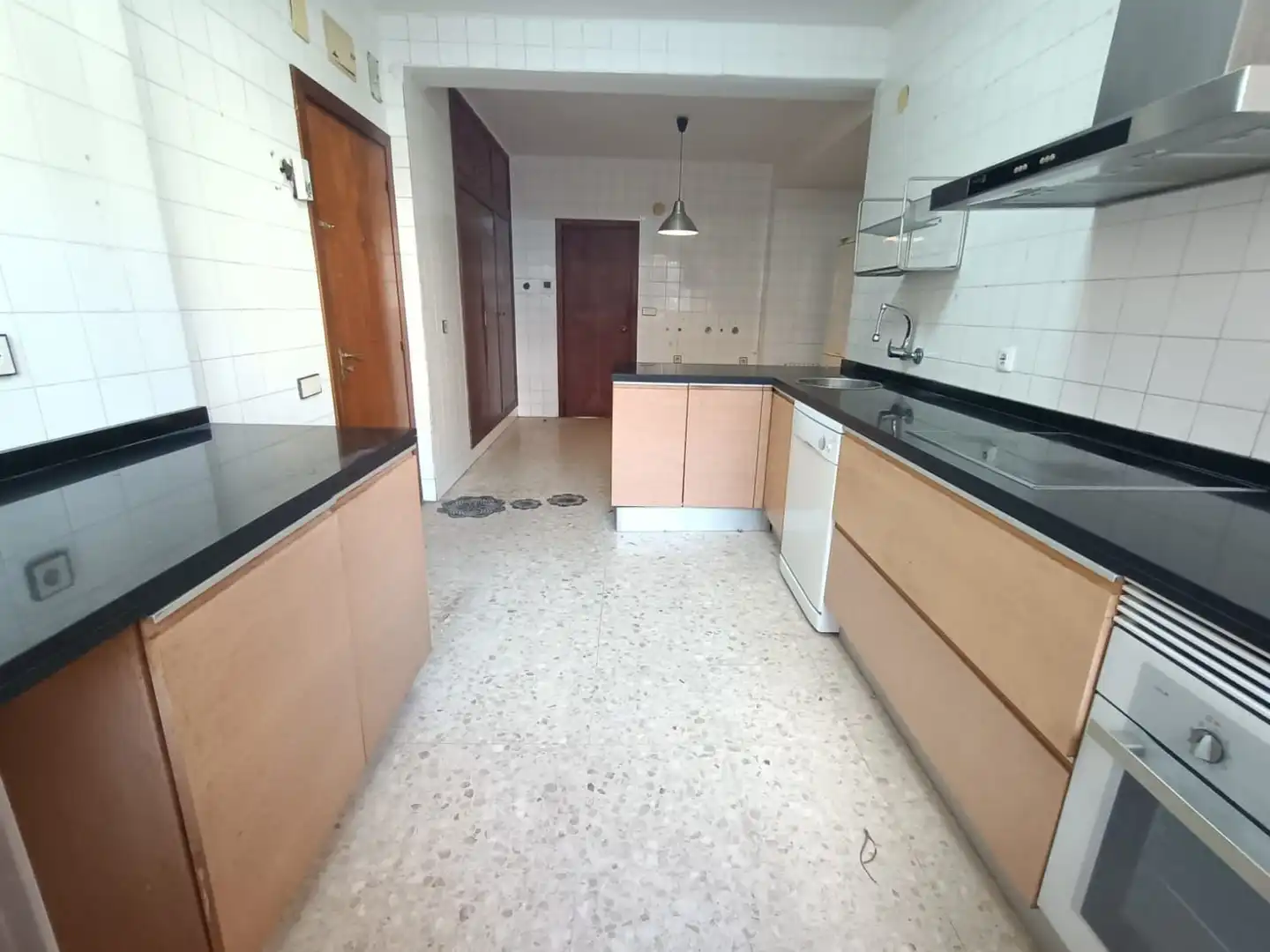 Kitchen of Flat for sale in Oviedo   with Heating, Terrace and Storage room