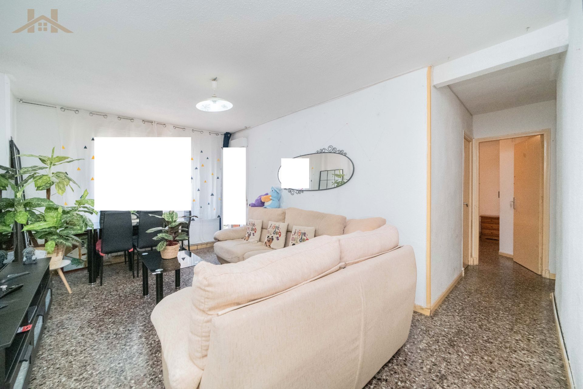 Sala d'estar de Pis en venda en Móstoles amb Calefacció i Terrassa