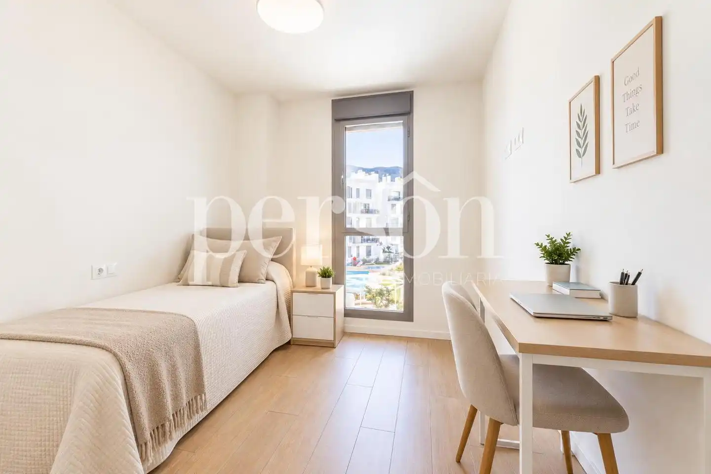 Bedroom of Flat for rent in Dénia  with Air Conditioner, Terrace and Storage room