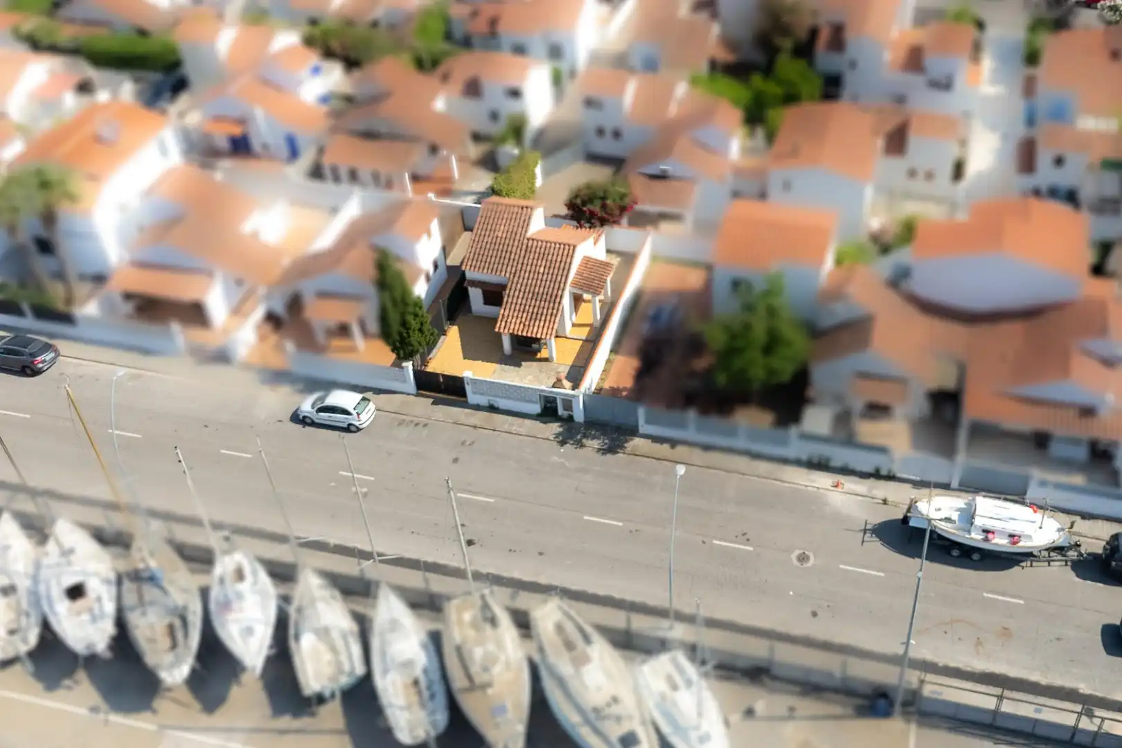 Vista exterior de Casa o xalet en venda en Roses amb Jardí privat, Terrassa i Forn