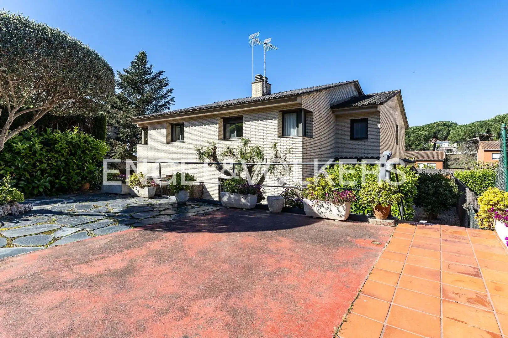 Vista exterior de Casa o chalet de alquiler en Sant Vicenç de Montalt con Calefacción, Jardín privado y Piscina