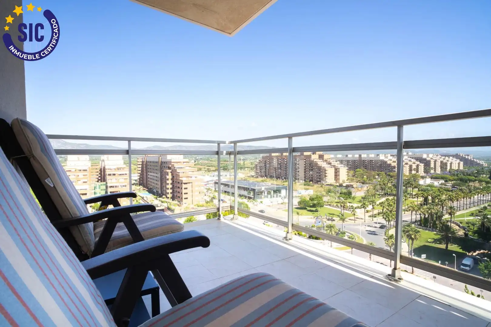 Terrassa de Apartament en venda en Oropesa del Mar / Orpesa amb Aire condicionat, Jardí privat i Terrassa