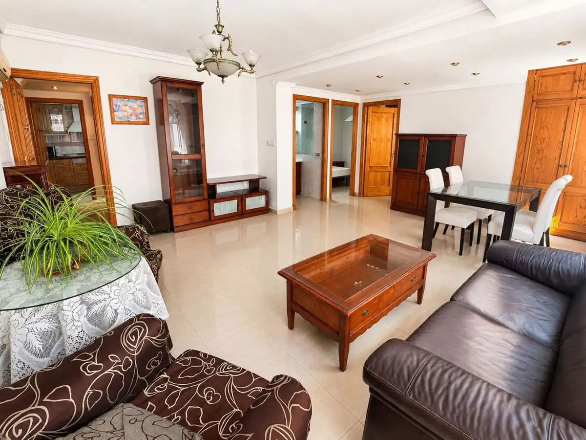 Sala de estar de Piso en venta en Málaga con Aire acondicionado y Amueblado