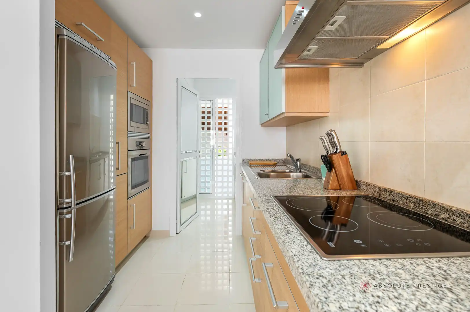 Kitchen of Attic for rent in Estepona  with Air Conditioner, Terrace and Swimming Pool