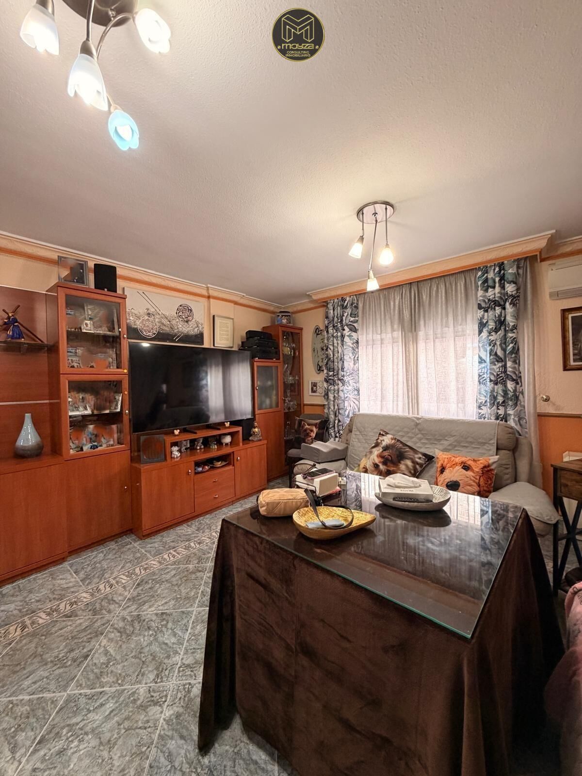 Living room of Flat for sale in  Jaén Capital  with Air Conditioner, Heating and Private garden