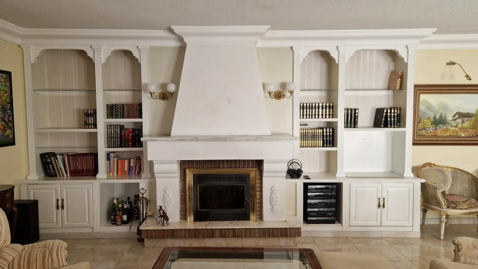 Sala de estar de Casa o chalet en venta en Villalbilla con Aire acondicionado, Calefacción y Jardín privado