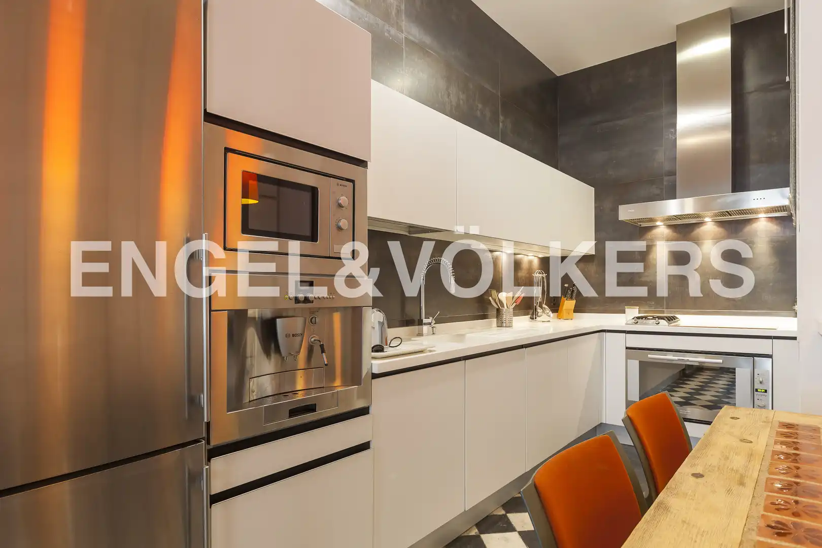 Cocina de Piso de alquiler en Madrid con Aire acondicionado, Calefacción y Parquet