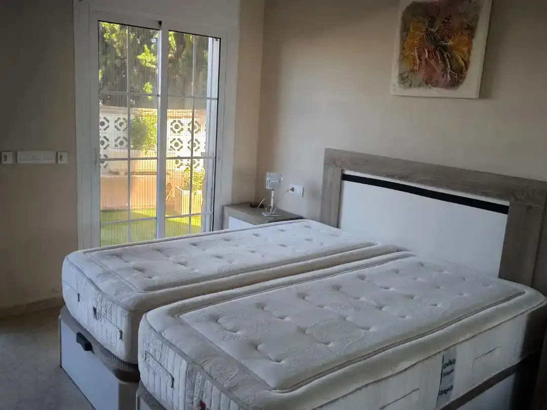 Bedroom of Flat for sale in Vélez-Málaga  with Air Conditioner, Private garden and Storage room