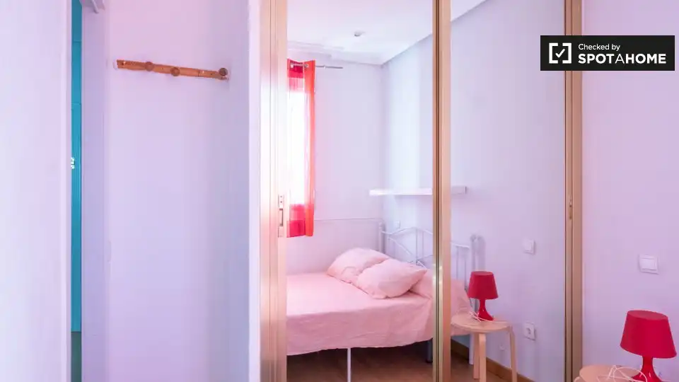 Habitación de Piso de alquiler en Madrid con Aire acondicionado, Calefacción y Amueblado